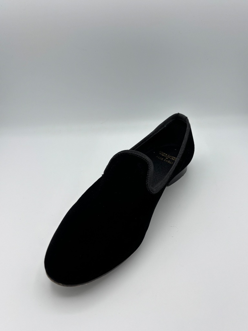 Back Velvet loafers